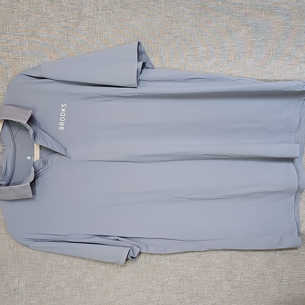Brooks Men's Light Blue Polo Shirt